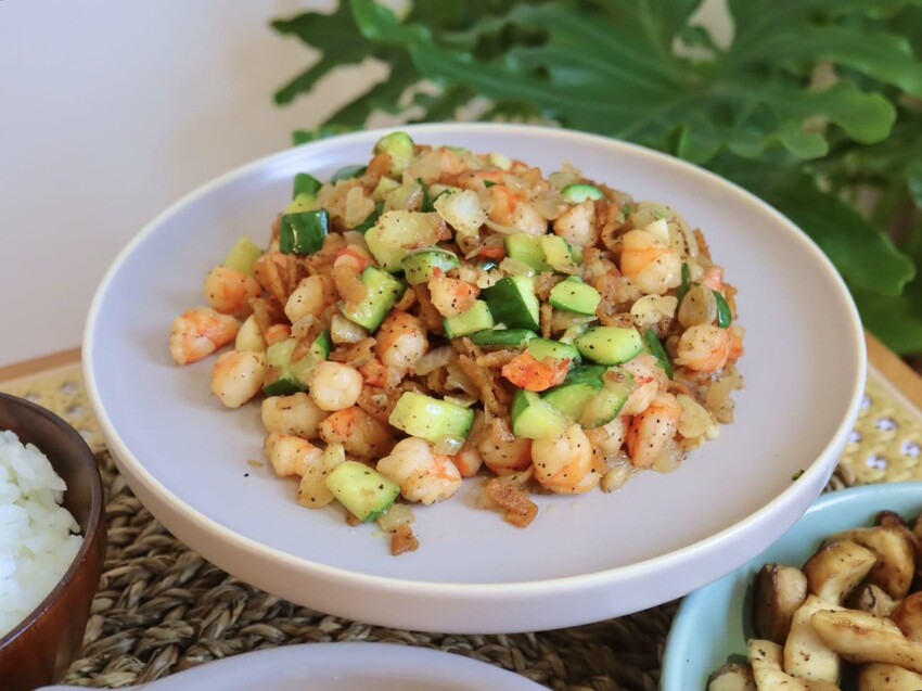 食譜分享|金沙蝦仁豆腐、可樂果蝦鬆-安永鮮物根島蝦仁 – 艾瑞絲的吃貨日常