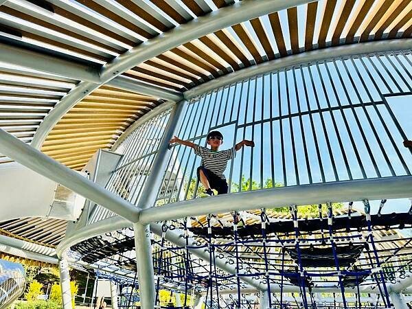 ★台中親子景點推薦★最新特色遊戲場『中央公園--飛行美樂地』