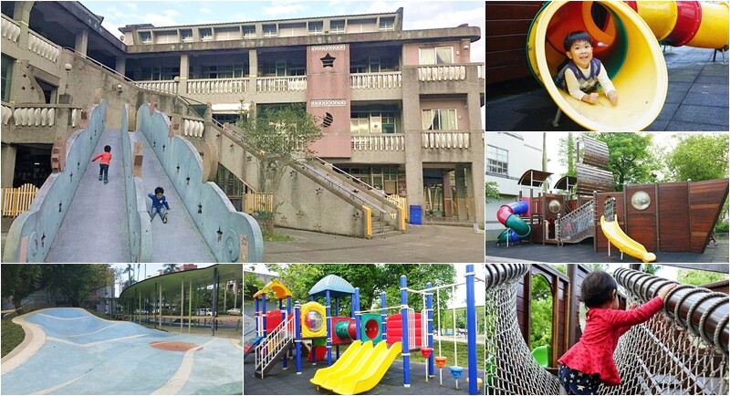 宜蘭縣宜蘭市宜蘭運動公園兒童遊戲區 ​》宜蘭運動公園戰艦溜滑梯，機器人鞦韆、大榕樹、大草坪、大砂池真好玩