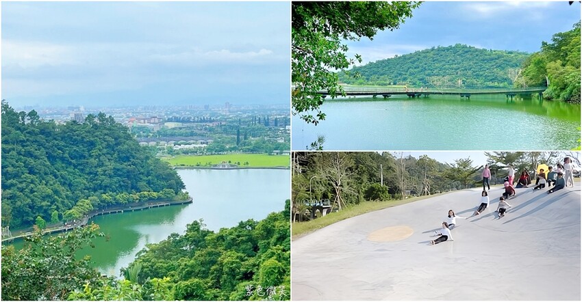 宜蘭縣礁溪鄉宜蘭台塑觀光工廠Herbelle》龍潭湖畔悠活園區，純白貨櫃景觀咖啡，順遊龍潭湖大溜滑梯、吃臭豆腐~玩