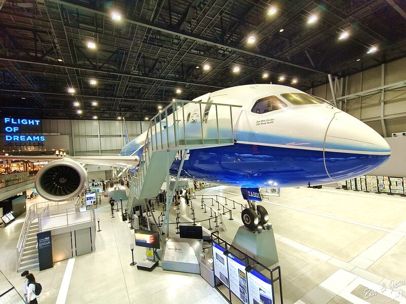 日本名古屋機場必去「Flight of Dreams」波音787展示 波音商店 兒童遊樂全攻略
