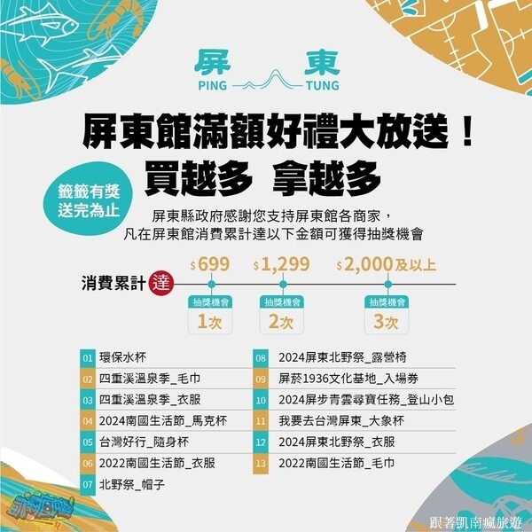 旅展活動分享【2024 ITF台北國際旅展-屏東館】11/01(五)盛大開展！萬丹紅豆豆奶、鮪魚鬆蛋捲試吃活動｜互動遊戲、滿額禮、按讚、填問券