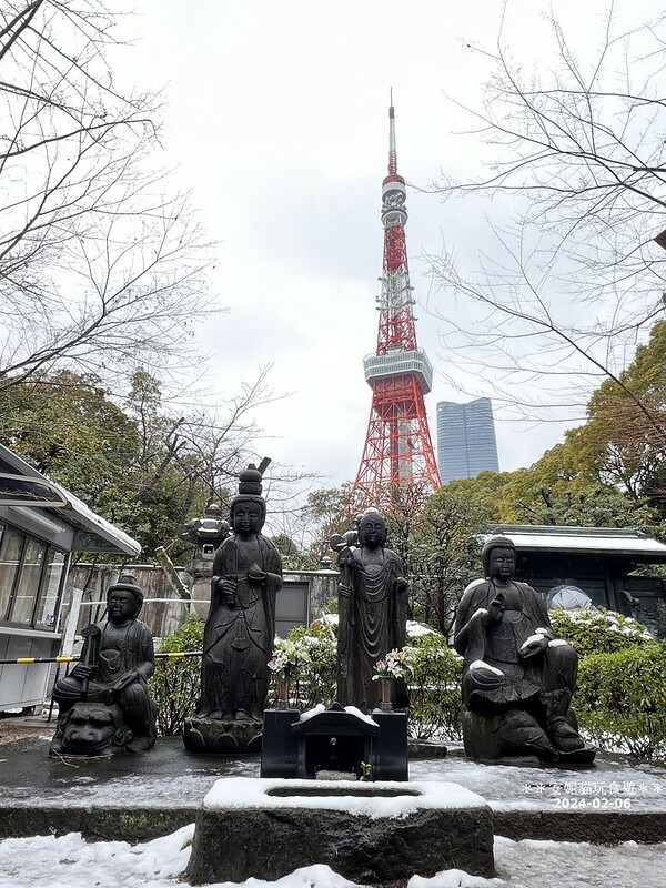 日本【2024日本關東北陸滑雪之旅】與東京鐵塔相呼應｜德川幕府將軍的長眠地．增上寺