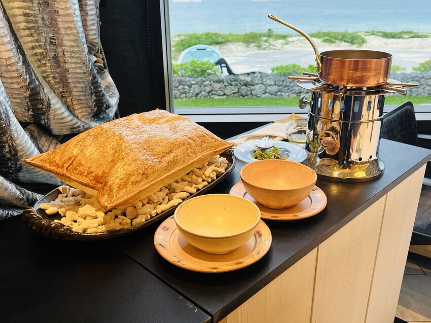 星野虹夕諾雅沖繩餐廳料理介紹:早餐、晚餐。星野Banta Cafe