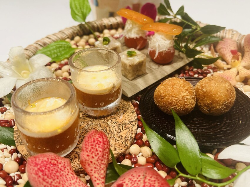 星野虹夕諾雅沖繩餐廳料理介紹:早餐、晚餐。星野Banta Cafe