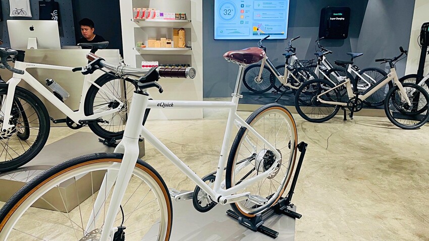 3C｜ 台北大安區EQUICK BIKE旗艦店，與咖啡結合的