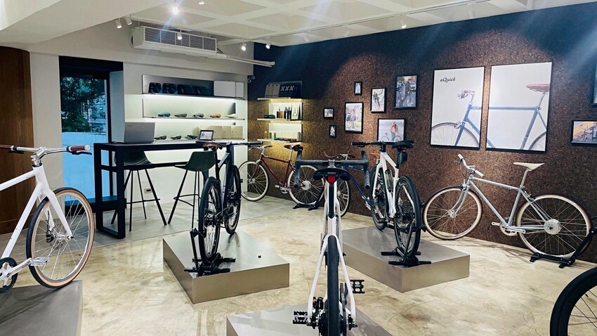 3C｜ 台北大安區EQUICK BIKE旗艦店，與咖啡結合的