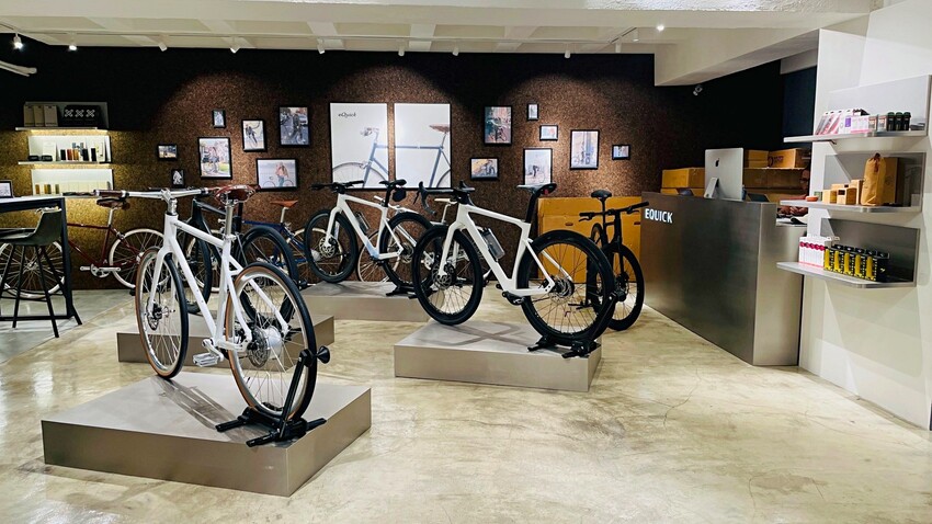 3C｜ 台北大安區EQUICK BIKE旗艦店，與咖啡結合的