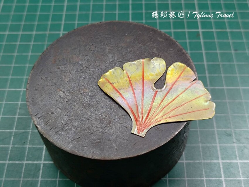 【台南手作】鋼鐵女孩工作室，超精美銀杏書籤吊飾 | 金工、手環戒指多種課程 | DIY手作體驗 | 個人專屬工作室