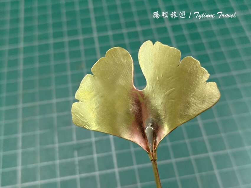 【台南手作】鋼鐵女孩工作室，超精美銀杏書籤吊飾 | 金工、手環戒指多種課程 | DIY手作體驗 | 個人專屬工作室