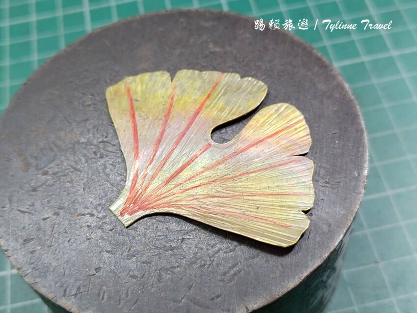 【台南手作】鋼鐵女孩工作室，超精美銀杏書籤吊飾 | 金工、手環戒指多種課程 | DIY手作體驗 | 個人專屬工作室