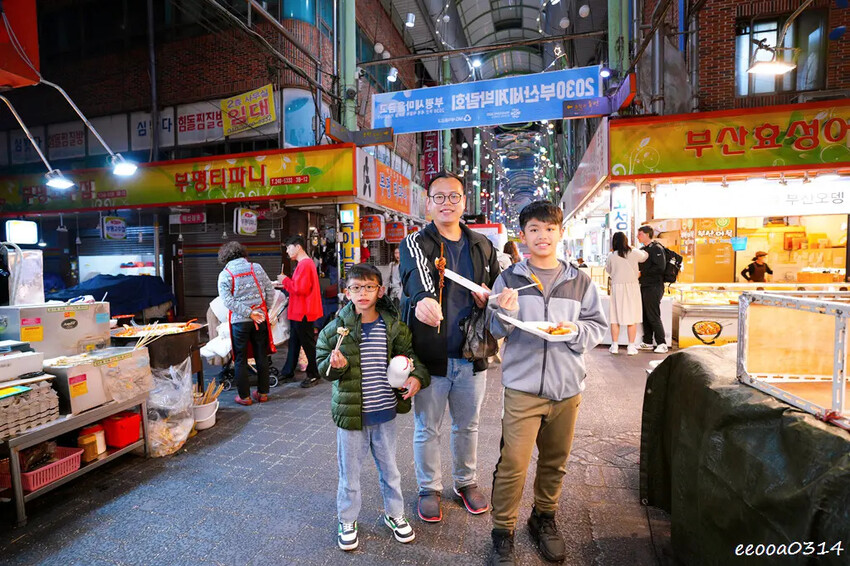 韓國釜山夜市美食「富平罐頭市場」，南浦洞密陽血腸豬肉湯飯，釜