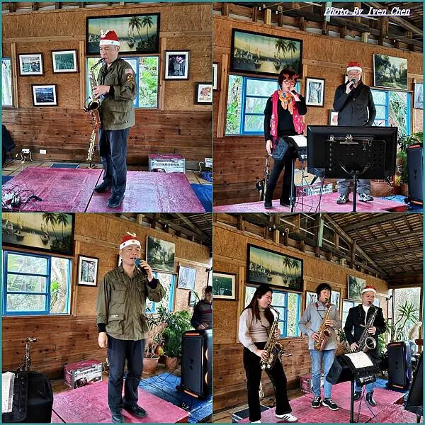 《桃園觀音休閒農場餐廳》跟著楊梅社大薩克斯風團班歡度聖誕節 