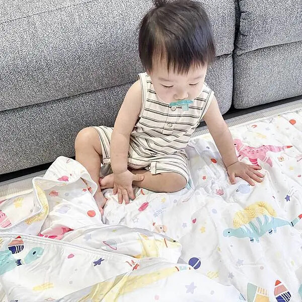新手媽咪│兒童午睡墊推薦：伯尼寢具－60支天絲兒童睡墊三件組