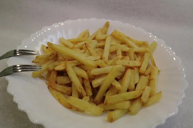 「炒薯條」上菜 「炒薯條」上菜