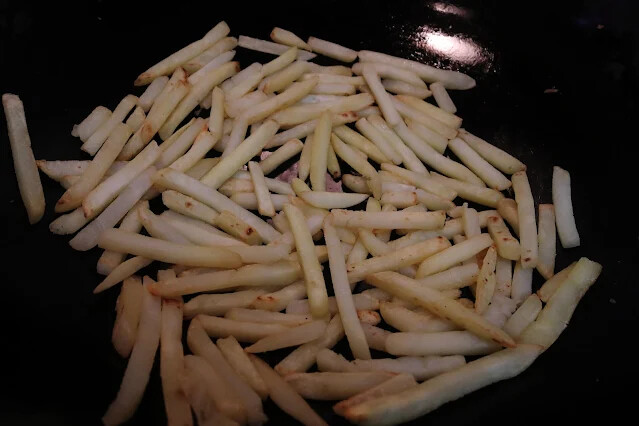 料理「炒薯條」 料理「炒薯條」