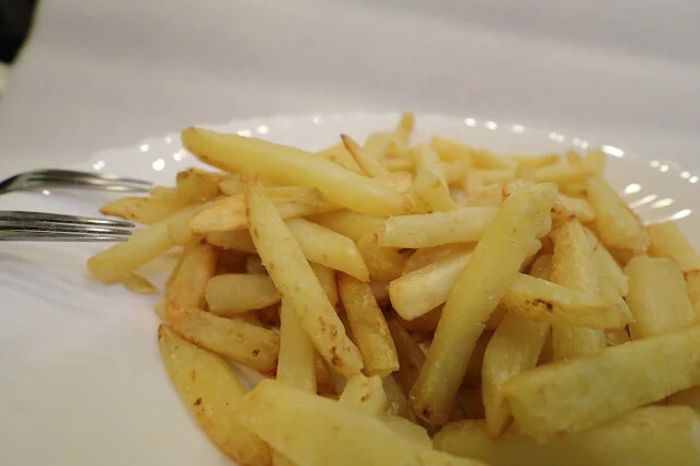 「炒薯條」上菜 「炒薯條」上菜