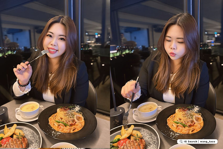 桃園市龍潭區見山景觀咖啡廳|浪漫夜景與美食的約會首選