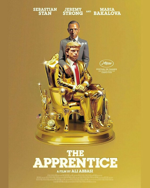 The Movie posters and stills  of US Movie "2025年1月10日在台上映美國電影《狂人法則》( The Apprentice)" will be launching from Jan 10 , 2025 onwards in Taiwan.