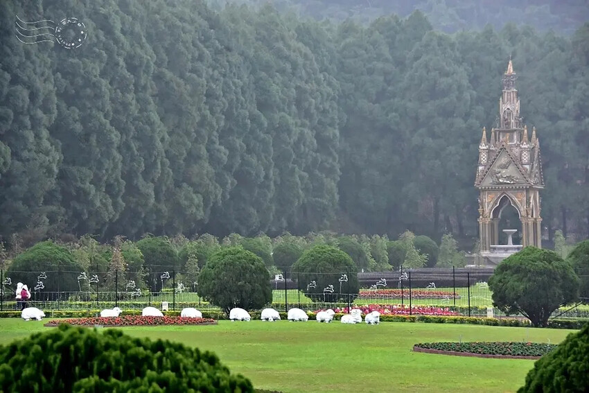 九族文化村:水沙連歐式宮廷花園