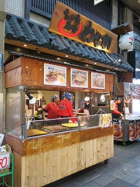 日本大阪黑門市場_章魚燒道樂 WANAKA