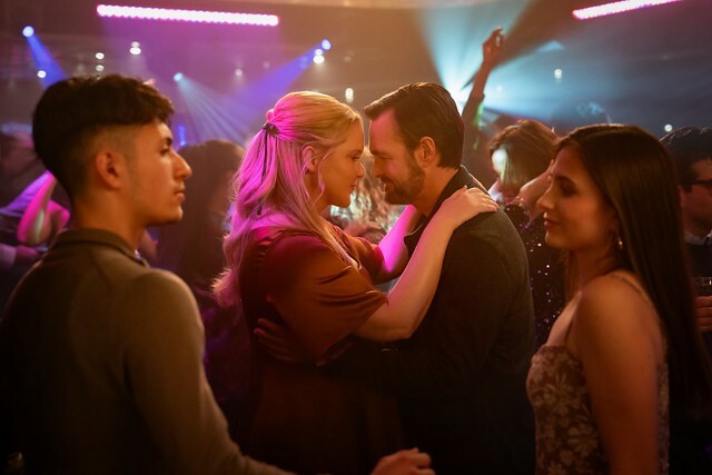 The Movie posters and stills of American Movie "美國電影《肚假情真》 (Kinda Pregnant)" was launching at Netflix Taiwan, Feb 5, 2025.