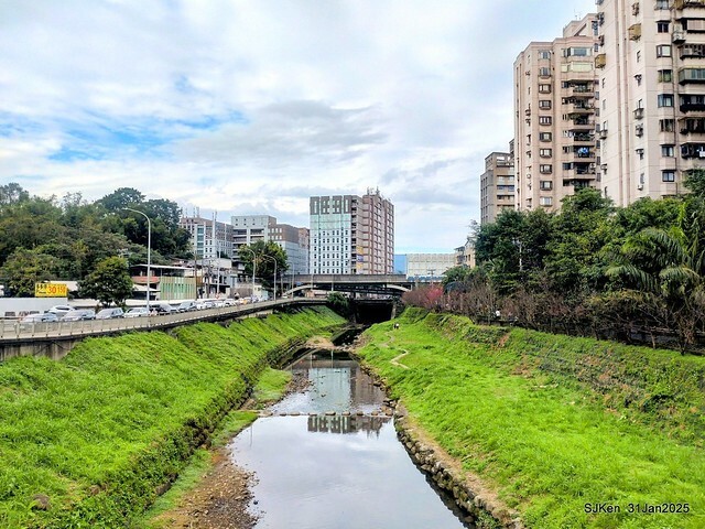 2025雙北平地賞櫻第四拍( --- 汐止文化櫻花季康誥溪櫻花大道(Cherry Blossoms at the creekside of Kangau creek), Hsingi district, Hsinpei city, SJKen, Jan 31, 2025.