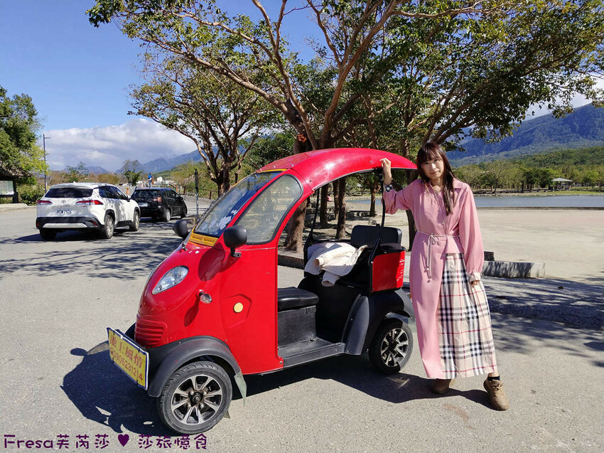 台東縣池上鄉台東景點【池上風情租車】池上火車站旁!俏亮造型四輪車超吸睛!