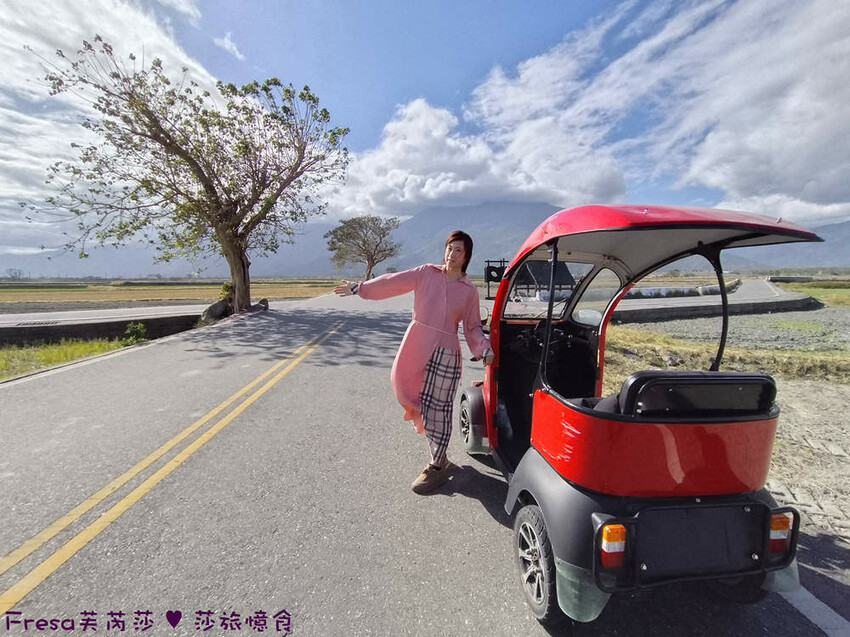台東縣池上鄉台東景點【池上風情租車】池上火車站旁!俏亮造型四輪車超吸睛!