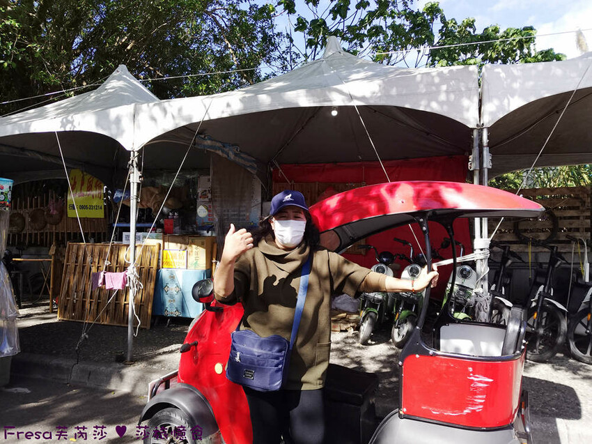 台東縣池上鄉台東景點【池上風情租車】池上火車站旁!俏亮造型四輪車超吸睛!