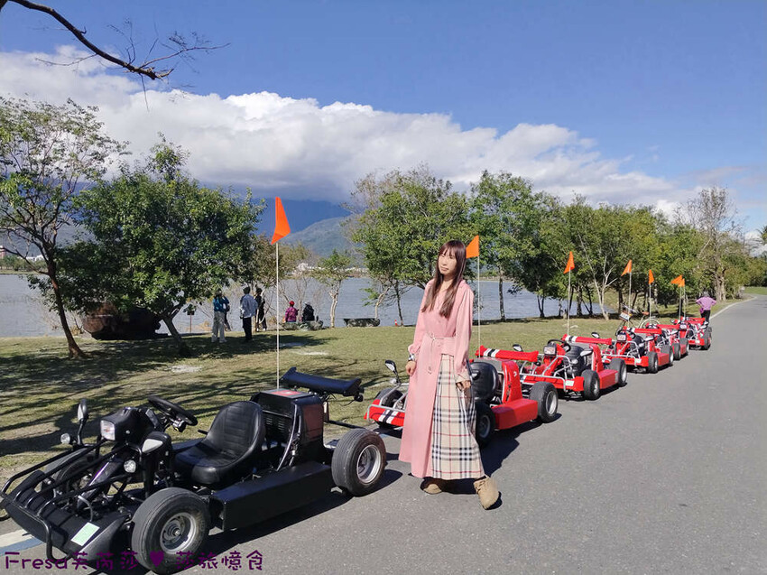 台東縣池上鄉台東景點【池上風情租車】池上火車站旁!俏亮造型四輪車超吸睛!