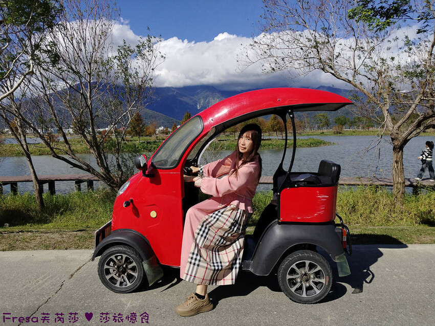 台東縣池上鄉台東景點【池上風情租車】池上火車站旁!俏亮造型四輪車超吸睛!