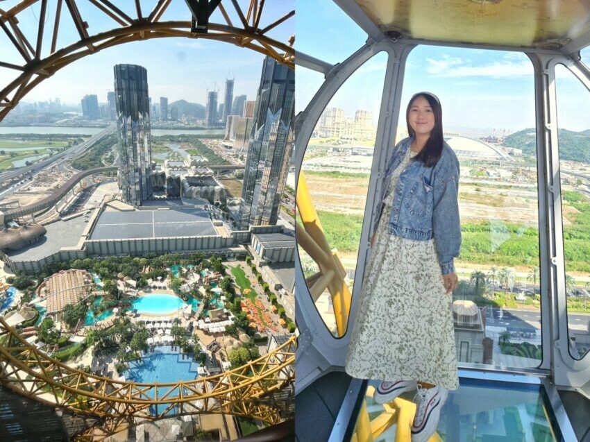 澳門2025【澳門新濠影匯酒店住宿】8字摩天輪、遊樂設施、接駁車、交通方式全攻略！