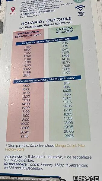 西班牙2024西班牙自由行-CP值最高的交通方式及折扣碼獲取方式-La Roca Village