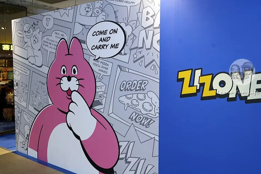 韓國超人氣粉紅貓台中登場!!ZIZONE夏日假期快閃店粉嫩可愛周邊、拍貼機，只到10/27!!