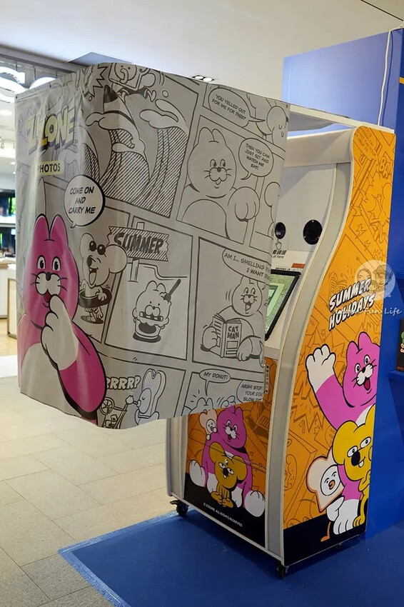 韓國超人氣粉紅貓台中登場!!ZIZONE夏日假期快閃店粉嫩可愛周邊、拍貼機，只到10/27!!