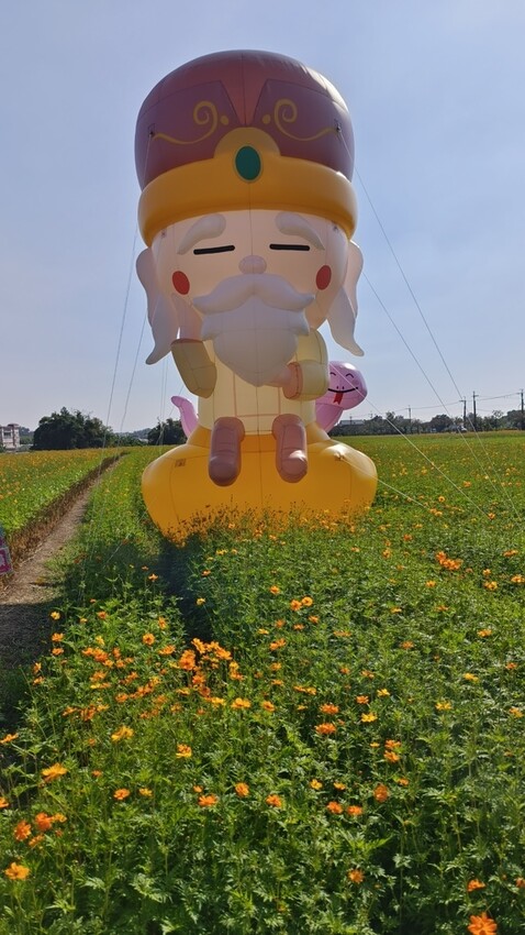 高雄市美濃區【高雄美濃景點】來高雄美濃賞花「蛇來蛇趣~來去美濃尞」∣裝置藝術彩繪大地艷麗花田等你來拍∣