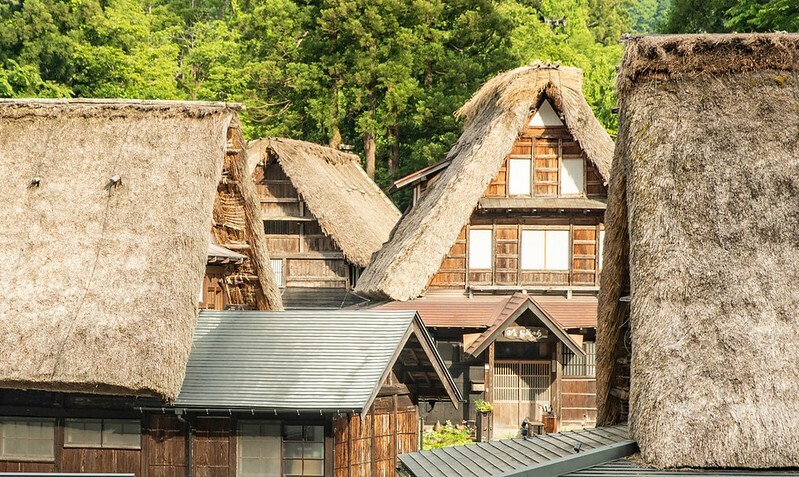 日本【日本世界遺產之九-富山旅遊】世界遺產五箇山相倉合掌造聚落景點.米其林飯店五箇山合掌の宿庄七.三笑樂酒