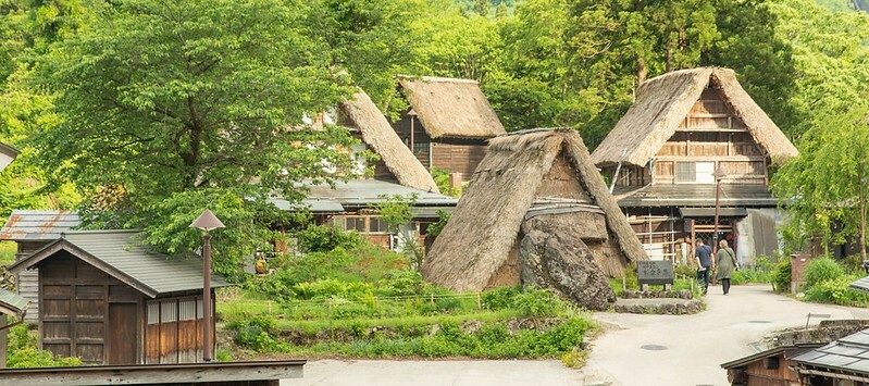 日本【日本世界遺產之九-富山旅遊】世界遺產五箇山相倉合掌造聚落景點.米其林飯店五箇山合掌の宿庄七.三笑樂酒