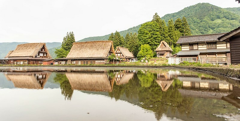 日本【日本世界遺產之九-富山旅遊】世界遺產五箇山相倉合掌造聚落景點.米其林飯店五箇山合掌の宿庄七.三笑樂酒