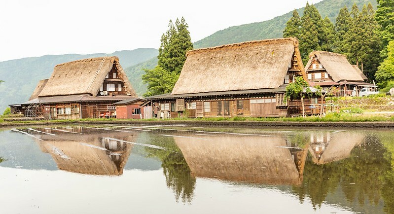 日本【日本世界遺產之九-富山旅遊】世界遺產五箇山相倉合掌造聚落景點.米其林飯店五箇山合掌の宿庄七.三笑樂酒