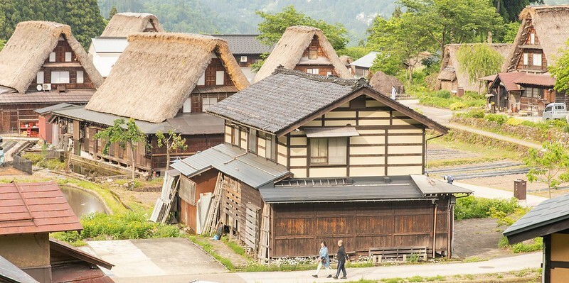 日本【日本世界遺產之九-富山旅遊】世界遺產五箇山相倉合掌造聚落景點.米其林飯店五箇山合掌の宿庄七.三笑樂酒