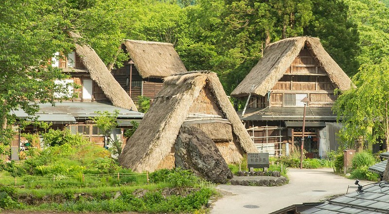 日本【日本世界遺產之九-富山旅遊】世界遺產五箇山相倉合掌造聚落景點.米其林飯店五箇山合掌の宿庄七.三笑樂酒