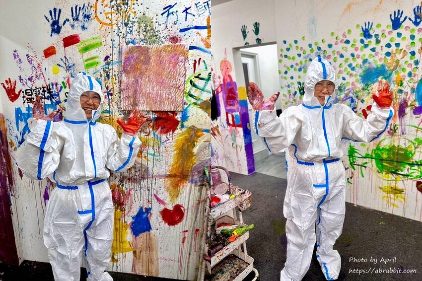 台中市西區嗨畫-竟然連天花板和牆壁都可以畫！適合親子同樂、約會的好選擇