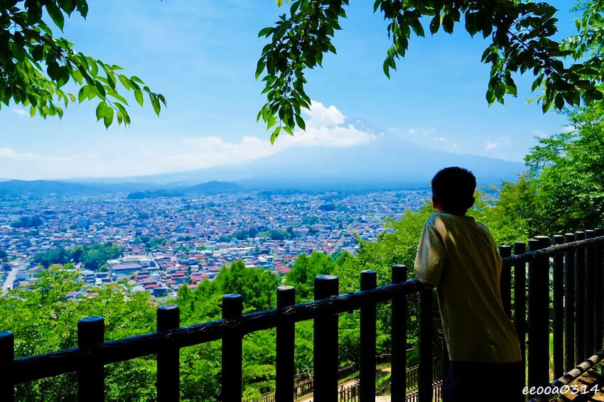 河口湖自駕遊「新倉山淺間公園、富士淺間神社」，賞富士山絕佳景