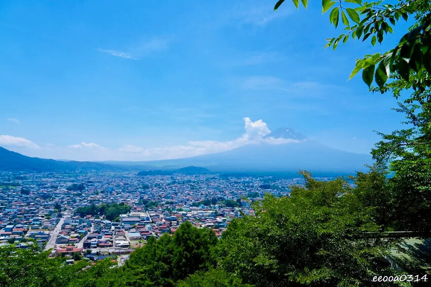 河口湖自駕遊「新倉山淺間公園、富士淺間神社」，賞富士山絕佳景