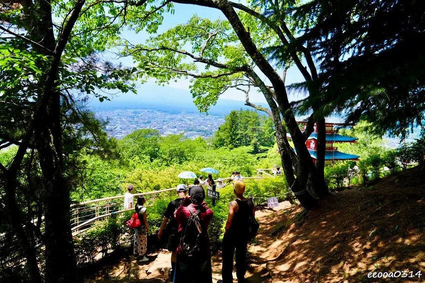 河口湖自駕遊「新倉山淺間公園、富士淺間神社」，賞富士山絕佳景