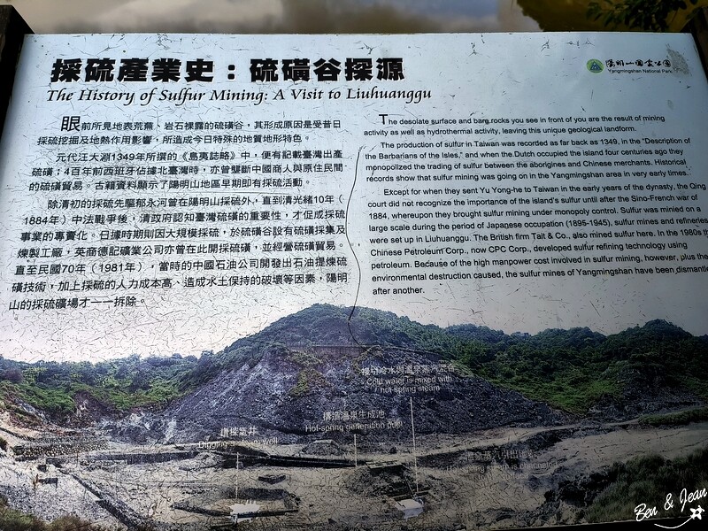 台北市北投區北投免費景點【硫磺谷泡腳池】硫磺谷地熱景觀區享受暖呼呼的白磺溫泉,還可以欣賞火山地熱景觀