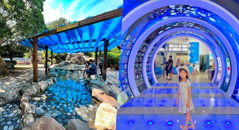 台北市北投區北投免費景點【硫磺谷泡腳池】硫磺谷地熱景觀區享受暖呼呼的白磺溫泉,還可以欣賞火山地熱景觀