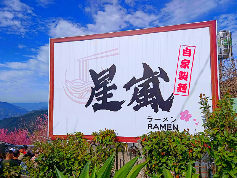 南投縣仁愛鄉南投清境賞櫻景點推薦｜駿亦景觀民宿和星嵐拉麵,櫻花季必訪